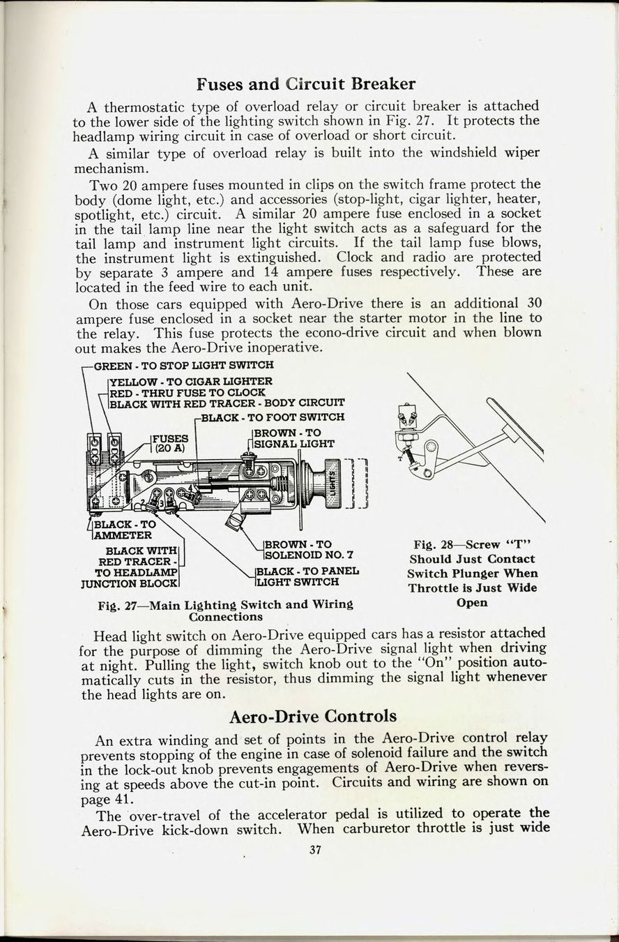 1941 Packard Owners Manual Page 23